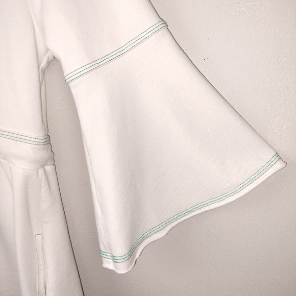 Project E Vintage from Urban Outfitters Bell Sleeve Embroidered Zip Up Hoodie - Picture 5 of 9